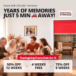 Sentinel Storage - Langley Promotion